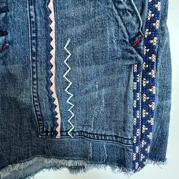 Anthro Pilcro The Wanderer Denim Shorts | 28 - Picture 5 of 11